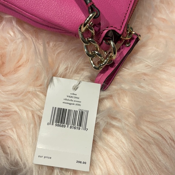 Kate Spade ♠️ Celina Bow bag in Villabella Avenue Stunning PINK - Picture 4 of 4